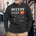 Occupy Mars Starship Rocket Maglietta a maniche lunghe Regalos para ancianos