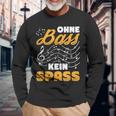 Ohne Bass Kein Spaß Chor Sänger Orchestra Langarmshirts Geschenke für alte Männer