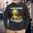 Ohne Betrieb Schildkrötle Langarmshirts Geschenke für alte Männer