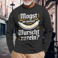 Oktoberfest Weisswurst Zuzeln Langarmshirts Geschenke für alte Männer