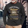 Oldtimer Baujahr 1954 Geborenintage 1954 Birthday Langarmshirts Geschenke für alte Männer