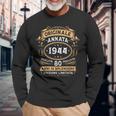 Originale Annata 1944 Regalo Anni 80 Compleanno Uomo Donna Maglietta a maniche lunghe Regalos para ancianos