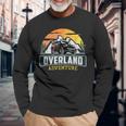 Overland Avventura Overlanding Campeggio Natura Maglietta a maniche lunghe Regalos para ancianos