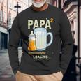Papà In Arrivo Papà In Attesa Secondo Figlio Maglietta a maniche lunghe Regalos para ancianos