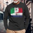 Paraguay Italia Bandiera Amicizia Paraguay Maglietta a maniche lunghe Regalos para ancianos