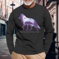 Parco Nazionale Di Yellowstone Wolf Maglietta a maniche lunghe Regalos para ancianos