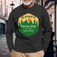 Parque Nacional Banff Alberta Canadá Est 1885 Camiseta de manga larga Regalos para ancianos