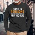 Pensionamento Uomini Sono In Pensione Ora Pensionato Maglietta a maniche lunghe Regalos para ancianos