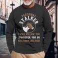 Personal Stalker Jack Russel Terrier Cane Divertente Maglietta a maniche lunghe Regalos para ancianos