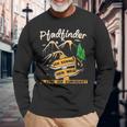 Pfadfinder Ich Kenne Den Weg Camping Campfire Langarmshirts Geschenke für alte Männer