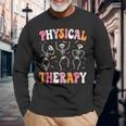 Physical Therapy Halloween Physical Therapist Halloween Pt Long Sleeve T-Shirt Gifts for Old Men