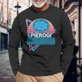 Pierogi Retro Langarmshirts Geschenke für alte Männer