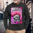 Pink Misfits Skull Fanart Langarmshirts Geschenke für alte Männer