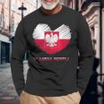 Poland In My Heart Polska Langarmshirts Geschenke für alte Männer