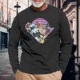 Pollo Japonés Gran Ola Kanagawa Japón Arteintage Camiseta de manga larga Regalos para ancianos