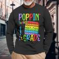 Poppin Di Prima Elementare Attraverso Il Giocattolo Pop Dello Studente Dell'insegnante Maglietta a maniche lunghe Regalos para ancianos