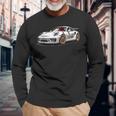 Porsc Gt 3 Rs Sports Car Coupe 911 Langarmshirts Geschenke für alte Männer