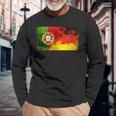 Portugal Deutschland Fusion Football Sport Competition Friends Langarmshirts Geschenke für alte Männer