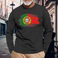 Portugal Flag Portugal Fan Item Jersey Em 2024 Langarmshirts Geschenke für alte Männer