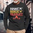 Powerlifting Squat Panchina Deadlift Per Sollevamento Pesi Maglietta a maniche lunghe Regalos para ancianos