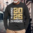 Proud Family Of A Class Of 2025 Graduate Senior Graduation Long Sleeve T-Shirt Gifts for Old Men