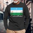 Puntland Flag 21St Anniversary 1998 To 2019Langarmshirts Geschenke für alte Männer