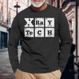 Radiologist Xray Tech Periodensystem Labor Geschenk Langarmshirts Geschenke für alte Männer