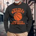 Ragazzo Nato Per Il Basket Costretto Alla Scuola Basketball Maglietta a maniche lunghe Regalos para ancianos