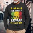 Rasta Rastafari Uomo Abbigliamento Bandiera Maglietta a maniche lunghe Regalos para ancianos
