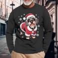 Rauhaardackel Dog Christmas Langarmshirts Geschenke für alte Männer