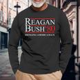 Reagan Bush Presidente Campagna Elettorale 1980 America Storia Maglietta a maniche lunghe Regalos para ancianos