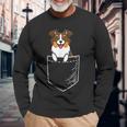 Red Australian Shepherd Maglietta a maniche lunghe Regalos para ancianos