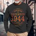 Regalo Di Compleanno Dicembre 1944 Edizione Limitata Usato Maglietta a maniche lunghe Regalos para ancianos
