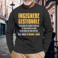 Regalo Di Ingegneria Gestionale Per Un Ingegnere Gestionale Maglietta a maniche lunghe Regalos para ancianos