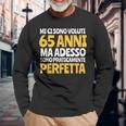 Regalo Femmina 65 Anni Divertente Compleanno Donna Maglietta a maniche lunghe Regalos para ancianos