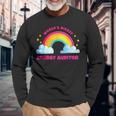 Regenbogen Retro World's Netteste Energie Auditor Langarmshirts Geschenke für alte Männer