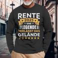 Rente 2025 Eine Legendeerlässt Das Gelände Lustiges Langarmshirts Geschenke für alte Männer