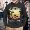 Rentner 2023 Ich Muss Gar Nix Ich Bin Im Ruhestand Langarmshirts Geschenke für alte Männer