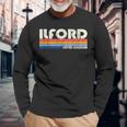 Retrointage 70S 80S Style Ilford Regno Unito Maglietta a maniche lunghe Regalos para ancianos