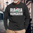 Ria Ria Hungária Magyar Hungary Fan Hungarian Flag Langarmshirts Geschenke für alte Männer