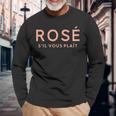 Rosé S'ilous Plaît Rosé Bitte S Langarmshirts Geschenke für alte Männer