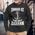 Sailing For Sailors Sailing Ship Skipper Boat Sailor Langarmshirts Geschenke für alte Männer