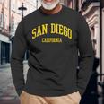 San Diego California Classicointage Maglietta a maniche lunghe Regalos para ancianos