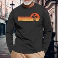 Santa Cruz California Retro Sunsetintage Langarmshirts Geschenke für alte Männer