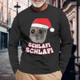 Schlafi Schlafi Hamster Hamstie Christmas Sleep Langarmshirts Geschenke für alte Männer