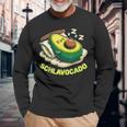 Schlavocado Avocado Pyjamas Nightdress Pyjamas Sleep Langarmshirts Geschenke für alte Männer