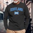 Scotland Flag Of Scotland Classic Langarmshirts Geschenke für alte Männer