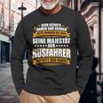 With Seine Majestät Der Busfahrer Cool Print Langarmshirts Geschenke für alte Männer