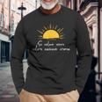 Seolevo Essere Solare Nascevo Crema Frase Umoristica Maglietta a maniche lunghe Regalos para ancianos