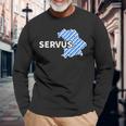 Servus Bayern Bavarian Slogan Langarmshirts Geschenke für alte Männer